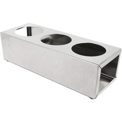 Garcia de Pou García de pou Support Pour 3 Pôts À Sauces 720 Ml 28X10X8 Cm Argente Inox 1 unités - Publicité Garcia de Pou García de pou Support Pour 3 Pôts À Sauces 720 Ml 28X10X8 Cm Argente Inox 1 unités - Publicité