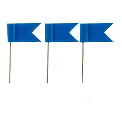 ALCO -Albert 715 Lot de 20 drapeaux de marquage Bleu 20 mm - Publicité ALCO -Albert 715 Lot de 20 drapeaux de marquage Bleu 20 mm - Publicité