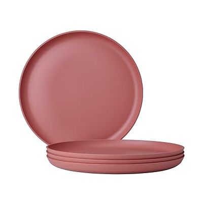 Mepal Silueta - Assiette - Rose - 26cm - Ensemble de 4 - Publicité Mepal Silueta - Assiette - Rose - 26cm - Ensemble de 4 - Publicité