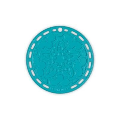 LE CREUSET Dessous de Plat, Silicone, Résistant Jusqu'à 250°C, 20 cm, Bleu Caraïbes, 93007300490000 - Publicité LE CREUSET Dessous de Plat, Silicone, Résistant Jusqu'à 250°C, 20 cm, Bleu Caraïbes, 93007300490000 - Publicité