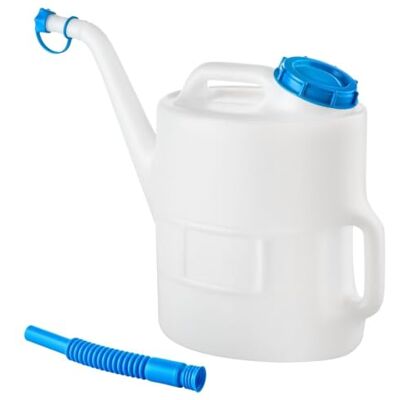 hünersdorff Bouteille d'eau potable avec bec verseur Carafe Qualité alimentaire, en HDPE, verrouillable en 2 poignées Idéal pour caravanes, camping-cars et camping, 13 l, bleu et naturel - Publicité hünersdorff Bouteille d'eau potable avec bec verseur Carafe Qualité alimentaire, en HDPE, verrouillable en 2 poignées Idéal pour caravanes, camping-cars et camping, 13 l, bleu et naturel - Publicité