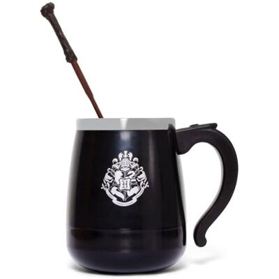 Harry Potter Tasse Baguette avec Mélangeur Automatique - Publicité Harry Potter Tasse Baguette avec Mélangeur Automatique - Publicité