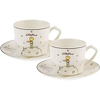 KARACA Petit Prince 2 Tasses à Café 80 ml Tasses à Moka Tasses à Expresso en Porcelaine, Décorative, Café moderne, café turque, café au lait, türk kahvesi - Publicité KARACA Petit Prince 2 Tasses à Café 80 ml Tasses à Moka Tasses à Expresso en Porcelaine, Décorative, Café moderne, café turque, café au lait, türk kahvesi - Publicité