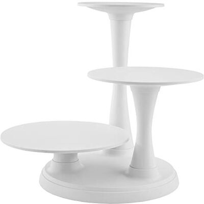 Wilton Présentoir à Gâteaux 3 Niveaux - Publicité Wilton Présentoir à Gâteaux 3 Niveaux - Publicité