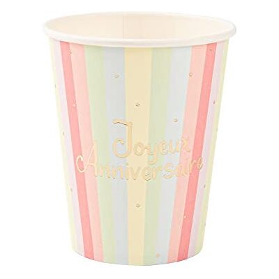Générique - Pastel Party 25cl Cup - Pastel - Anniversaire - Coupes - Publicité Générique - Pastel Party 25cl Cup - Pastel - Anniversaire - Coupes - Publicité