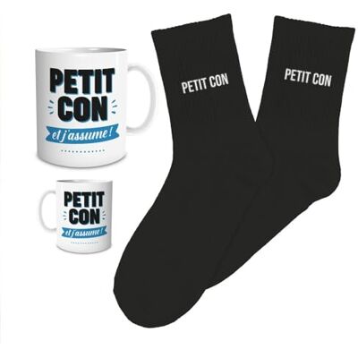 STC Coffret mug chaussettes homme petit con - Publicité STC Coffret mug chaussettes homme petit con - Publicité