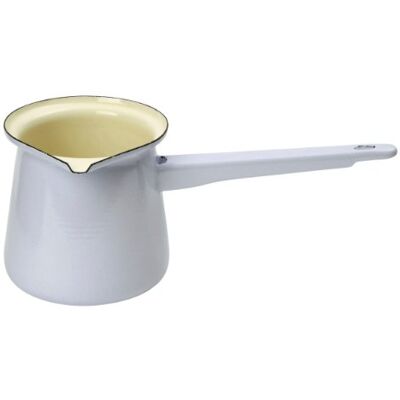 Dexam Vintage Home Cafetière Turque en émail Gris Clair 400 ML - Publicité Dexam Vintage Home Cafetière Turque en émail Gris Clair 400 ML - Publicité