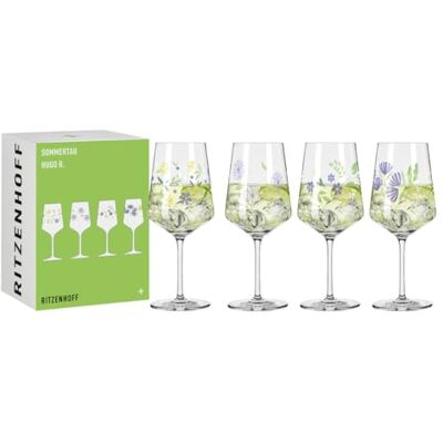 Ritzenhoff Ensemble de 4 verres à apéritif Sommertau Hugo F25 Vert Clair - Verre à apéritif - Publicité Ritzenhoff Ensemble de 4 verres à apéritif Sommertau Hugo F25 Vert Clair - Verre à apéritif - Publicité