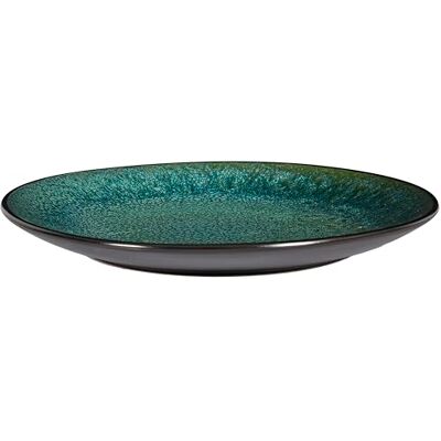 HOME DECO FACTORY , KA0430, Assiette Elia en céramique Durable, Design Moderne et élégant, idéale pour Tous Vos Repas, Compatible Lave-Vaisselle, 27 cm, Vert et Noir - Publicité HOME DECO FACTORY , KA0430, Assiette Elia en céramique Durable, Design Moderne et élégant, idéale pour Tous Vos Repas, Compatible Lave-Vaisselle, 27 cm, Vert et Noir - Publicité