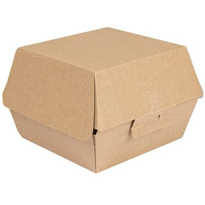 Garcia de Pou García de Pou 50 Unité Boîtes Hamburger 'Thepack' 220 G/M2 13X12,5X9 Cm (M) Naturel Carton Ondulé Nano-Micro - Publicité Garcia de Pou García de Pou 50 Unité Boîtes Hamburger 'Thepack' 220 G/M2 13X12,5X9 Cm (M) Naturel Carton Ondulé Nano-Micro - Publicité
