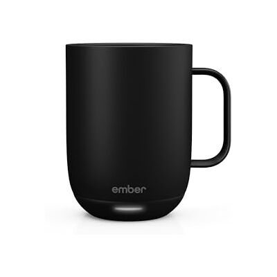 Ember Tasse intelligente 2, 414 ml, Tasse à café avec affichage LED intelligent, contrôle de température via l’application et rechargeable, autonomie batterie 80 min et design innovant, noir - Publicité Ember Tasse intelligente 2, 414 ml, Tasse à café avec affichage LED intelligent, contrôle de température via l’application et rechargeable, autonomie batterie 80 min et design innovant, noir - Publicité