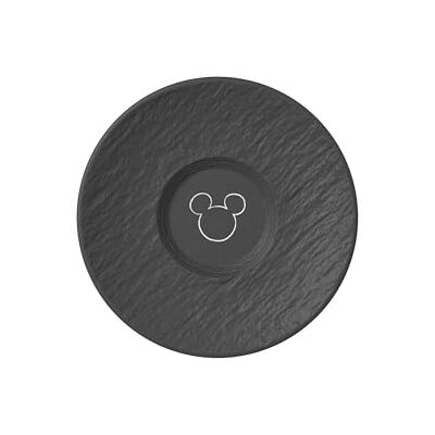 Villeroy & Boch Manufacture Rock – Mickey Mouse – sous-tasse à café, noir, résistant au lave-vaisselle/micro-ondes, look ardoise caractéristique avec décor Disney Mickey Mouse à la craie - Publicité Villeroy & Boch Manufacture Rock – Mickey Mouse – sous-tasse à café, noir, résistant au lave-vaisselle/micro-ondes, look ardoise caractéristique avec décor Disney Mickey Mouse à la craie - Publicité
