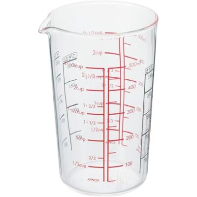 HARIO Pichet doseur en Verre, Verre, Claire, 500 ML - Publicité HARIO Pichet doseur en Verre, Verre, Claire, 500 ML - Publicité