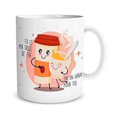 STC Mug Blanc St Valentin – Tu es ma Tasse de Thé - Publicité STC Mug Blanc St Valentin – Tu es ma Tasse de Thé - Publicité