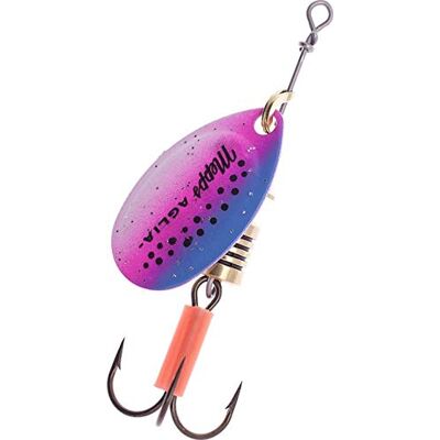 Cuiller Tournante A Palette Ovale Mepps Aglia Rainbow Trout N°2-4,5G Truite Arc en Ciel - Publicité Cuiller Tournante A Palette Ovale Mepps Aglia Rainbow Trout N°2-4,5G Truite Arc en Ciel - Publicité