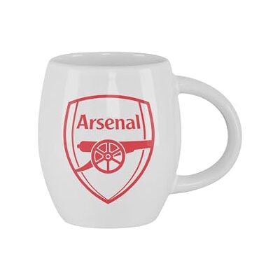 FOCO Tasse à thé blanche sous licence officielle Arsenal FC - Publicité FOCO Tasse à thé blanche sous licence officielle Arsenal FC - Publicité