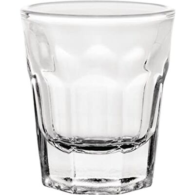 Olympia Verre à liqueur Casablanca, Orleans Lot de 12 verres à shot 40 ml/1,25 oz (lot de 12), verre transparent, passe au lave-verre, CB866 - Publicité Olympia Verre à liqueur Casablanca, Orleans Lot de 12 verres à shot 40 ml/1,25 oz (lot de 12), verre transparent, passe au lave-verre, CB866 - Publicité