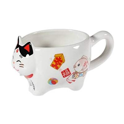 Lachineuse 2572 Mug - Porcelaine, Blanc, Tradition Japonaise - Publicité Lachineuse 2572 Mug - Porcelaine, Blanc, Tradition Japonaise - Publicité