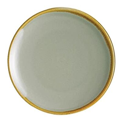 Olympia Assiette plate ronde Kiln moss 178mm, (lot de 6), vert mousse, porcelaine, bord peint à la main, Passe au four au micro-ondes et au lave vaisselle, Vaisselle certifiée BS4034, FA029 - Publicité Olympia Assiette plate ronde Kiln moss 178mm, (lot de 6), vert mousse, porcelaine, bord peint à la main, Passe au four au micro-ondes et au lave vaisselle, Vaisselle certifiée BS4034, FA029 - Publicité