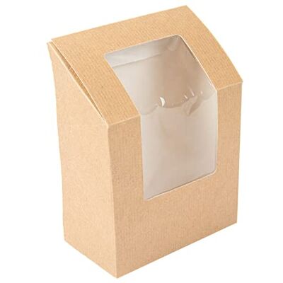 Garcia de Pou García de Pou 100 unité Boîtes Avec Fenêtre Pour "Tortilla" 'Thepack' 220 G/M2 + Opp 9,2X5,1X9,2/12,5 Cm Naturel Carton Ondulé Nano-Micro - Publicité Garcia de Pou García de Pou 100 unité Boîtes Avec Fenêtre Pour "Tortilla" 'Thepack' 220 G/M2 + Opp 9,2X5,1X9,2/12,5 Cm Naturel Carton Ondulé Nano-Micro - Publicité