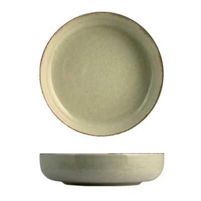 H&H Lot de 6 assiettes creuses Pearl – Ø19 cm – Assiettes en porcelaine verte élégantes et résistantes – Idéales pour les soupes, les soupes et les premières assiettes – Lavables au lave-vaisselle et - Publicité H&H Lot de 6 assiettes creuses Pearl – Ø19 cm – Assiettes en porcelaine verte élégantes et résistantes – Idéales pour les soupes, les soupes et les premières assiettes – Lavables au lave-vaisselle et - Publicité