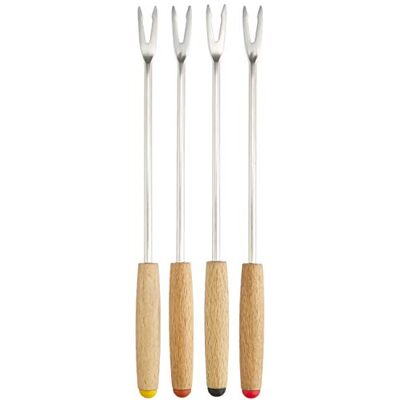 STAUB La poussière 1444004 Set de 4 fourchettes à Fondue en Acier Inoxydable Court, Argent, 4 unités - Publicité STAUB La poussière 1444004 Set de 4 fourchettes à Fondue en Acier Inoxydable Court, Argent, 4 unités - Publicité