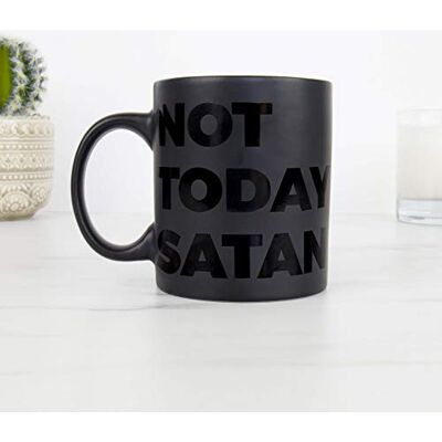 Gift Republic Not Today Mug Satan Noir - Publicité Gift Republic Not Today Mug Satan Noir - Publicité