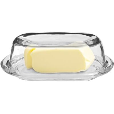 Premier Housewares Beurrier en Verre avec Fermeture hermétique 12 x 7 x 18 cm - Publicité Premier Housewares Beurrier en Verre avec Fermeture hermétique 12 x 7 x 18 cm - Publicité
