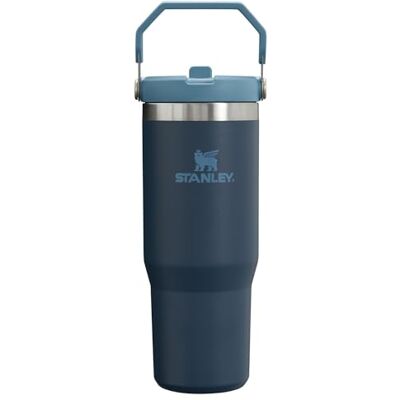 Stanley IceFlow Gobelet en acier inoxydable avec paille – Bouteille d'eau isolée sous vide pour la maison, le bureau ou la voiture – Gobelet réutilisable avec paille étanche – Froid pendant 12 heures - Publicité Stanley IceFlow Gobelet en acier inoxydable avec paille – Bouteille d'eau isolée sous vide pour la maison, le bureau ou la voiture – Gobelet réutilisable avec paille étanche – Froid pendant 12 heures - Publicité