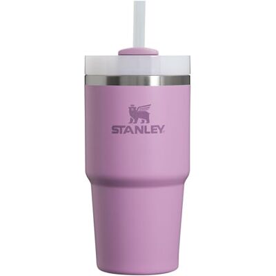 Stanley Quencher H2.0 FlowState Gobelet isotherme en acier inoxydable avec couvercle et paille pour eau, thé glacé ou café, smoothie et plus encore, lilas, 591 ml - Publicité Stanley Quencher H2.0 FlowState Gobelet isotherme en acier inoxydable avec couvercle et paille pour eau, thé glacé ou café, smoothie et plus encore, lilas, 591 ml - Publicité