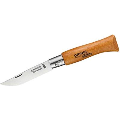 OPINEL Carbon Couteau Adulte, Naturel, N° 4 - Publicité OPINEL Carbon Couteau Adulte, Naturel, N° 4 - Publicité