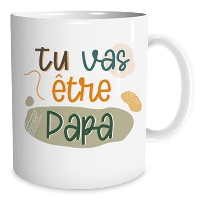 STC Mug Annonce Naissance Tu vas être Papa - Publicité STC Mug Annonce Naissance Tu vas être Papa - Publicité
