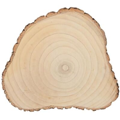 J-Line écorce d'arbre Irregular Paulownia Disque -Plateau Bois Naturel Large - Publicité J-Line écorce d'arbre Irregular Paulownia Disque -Plateau Bois Naturel Large - Publicité