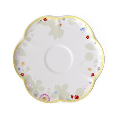 Villeroy & Boch Spring Awakening Sous-tasse, Porcelaine, Jaune - Publicité Villeroy & Boch Spring Awakening Sous-tasse, Porcelaine, Jaune - Publicité