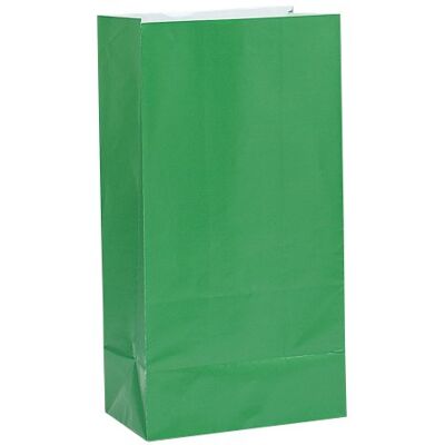 Unique Party 59007 Paquet de 12 Sacs Cadeaux Papier Vert Forêt - Publicité Unique Party 59007 Paquet de 12 Sacs Cadeaux Papier Vert Forêt - Publicité