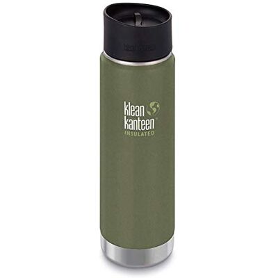 Klean Kanteen Wide Isotherme sous vide avec Cafe Cap 2.0, Fresh Pine Mat, L - Publicité Klean Kanteen Wide Isotherme sous vide avec Cafe Cap 2.0, Fresh Pine Mat, L - Publicité
