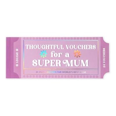 LEGAMI Bloc de 24 Coupons pour Maman en Anglais, avec des Ativités à faire en Famille, Bon avec Perforation pour déchirer, Idée Cadeau, Thème de la Mère, 20,3 x 8,4 cm - Publicité LEGAMI Bloc de 24 Coupons pour Maman en Anglais, avec des Ativités à faire en Famille, Bon avec Perforation pour déchirer, Idée Cadeau, Thème de la Mère, 20,3 x 8,4 cm - Publicité