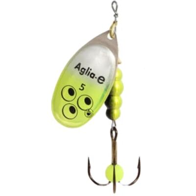 Cuiller Mepps aglia e brite Taille 4 9, 4, chartreuse, Blister - Publicité Cuiller Mepps aglia e brite Taille 4 9, 4, chartreuse, Blister - Publicité