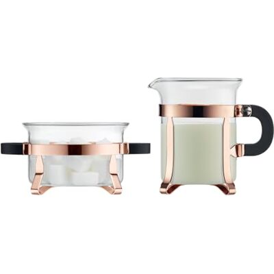 Bodum 4922-18 Chambord Set Sucrier/Crémier Cuivre - Publicité Bodum 4922-18 Chambord Set Sucrier/Crémier Cuivre - Publicité