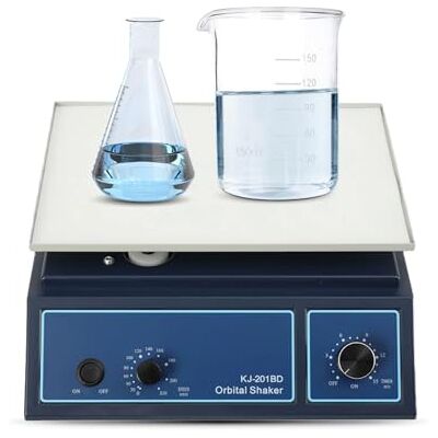 Mreryyse KJ-201BD Agitateur orbitale de laboratoire, 20-210 tr/min vitesse réglable, 220V 10W Agitateur rotateur orbital avec mode continu ou mode minuterie, plateau de travail 315x218 mm - Publicité Mreryyse KJ-201BD Agitateur orbitale de laboratoire, 20-210 tr/min vitesse réglable, 220V 10W Agitateur rotateur orbital avec mode continu ou mode minuterie, plateau de travail 315x218 mm - Publicité