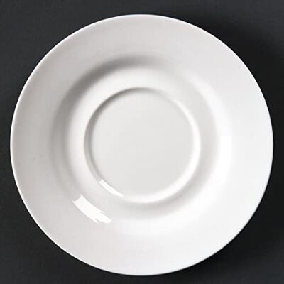 Olympia Lumina Soucoupe ronde 156mm pour tasse 12oz (Boîte 6) - Publicité Olympia Lumina Soucoupe ronde 156mm pour tasse 12oz (Boîte 6) - Publicité
