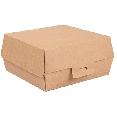 Garcia de Pou García de Pou 50 Unités Boîtes Hamburger Thepack 220 g/m2, 14,2 x 13,7 x 6,1 cm (L) Naturel Carton Ondulé Nano-Micro - Publicité Garcia de Pou García de Pou 50 Unités Boîtes Hamburger Thepack 220 g/m2, 14,2 x 13,7 x 6,1 cm (L) Naturel Carton Ondulé Nano-Micro - Publicité