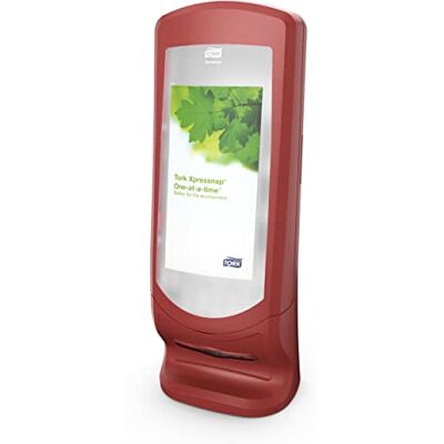 Tork 272212 Distributeur pour serviettes en papier Xpressnap / Grande capacité N4 Design Signature Rouge - Publicité Tork 272212 Distributeur pour serviettes en papier Xpressnap / Grande capacité N4 Design Signature Rouge - Publicité