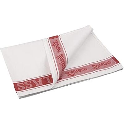 Vogue E910 Toile de lin pour verre Bordure rouge 76,2 x 50,8 cm - Publicité Vogue E910 Toile de lin pour verre Bordure rouge 76,2 x 50,8 cm - Publicité