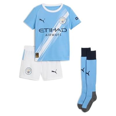 Puma Manchester City FC Mini-ensemble maillot domicile pour enfants 25/26, Bleu (Team Light Blue x White), 110 - Publicité Puma Manchester City FC Mini-ensemble maillot domicile pour enfants 25/26, Bleu (Team Light Blue x White), 110 - Publicité