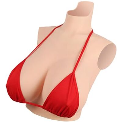 WISFANCY Silicone Breast Plates Faux Seins prothèse Mammaire réaliste Forme Artificielle Mammaire Coupe B-I Silicone Breast Forms for Transgender Cosplay(Nude, E Cup-Coton Élastique) - Publicité WISFANCY Silicone Breast Plates Faux Seins prothèse Mammaire réaliste Forme Artificielle Mammaire Coupe B-I Silicone Breast Forms for Transgender Cosplay(Nude, E Cup-Coton Élastique) - Publicité