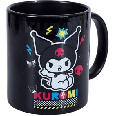 Pyramid Kuromi (CMYK) Mug en céramique Noir 315 ml Taille unique - Publicité Pyramid Kuromi (CMYK) Mug en céramique Noir 315 ml Taille unique - Publicité