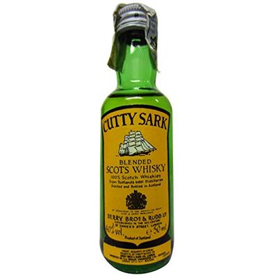 Cutty Sark Blended Scots Miniature Whisky - Publicité Cutty Sark Blended Scots Miniature Whisky - Publicité