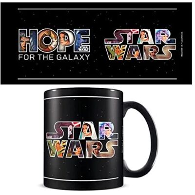Pyramid Mug Star Wars dans un coffret cadeau de présentation « Hope for The Galaxy Design » 325 ml Produit officiel - Publicité Pyramid Mug Star Wars dans un coffret cadeau de présentation « Hope for The Galaxy Design » 325 ml Produit officiel - Publicité
