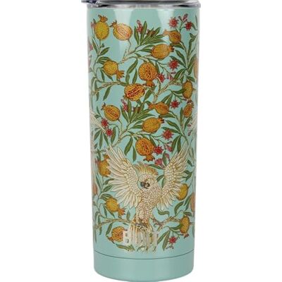 Built Gobelet de Voyage en Acier Inoxydable avec Couvercle, Design V&A, 590 ml (20 oz) Cacatoès - Publicité Built Gobelet de Voyage en Acier Inoxydable avec Couvercle, Design V&A, 590 ml (20 oz) Cacatoès - Publicité
